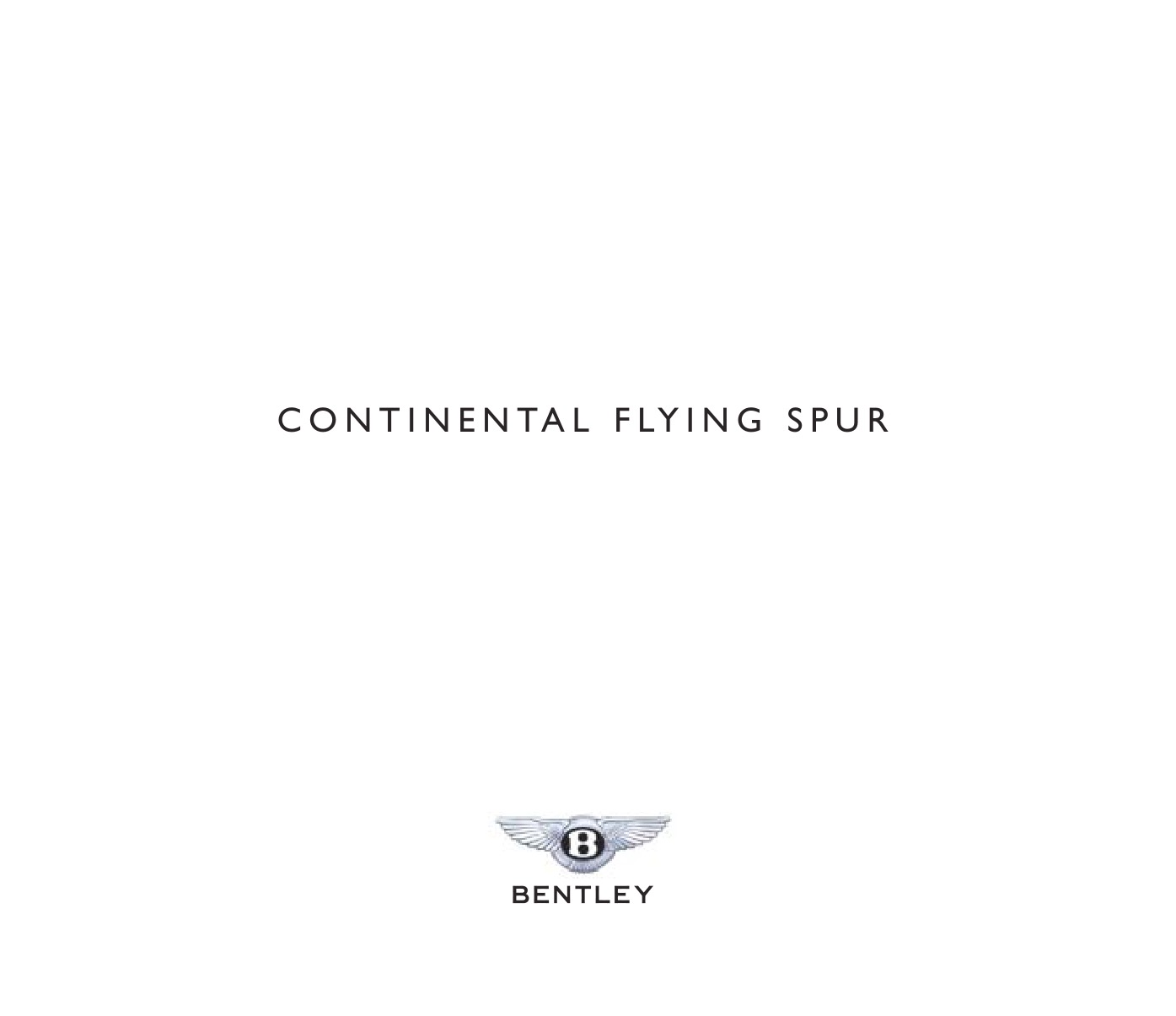 2008 Bentley Continental Flying Spur Brochure